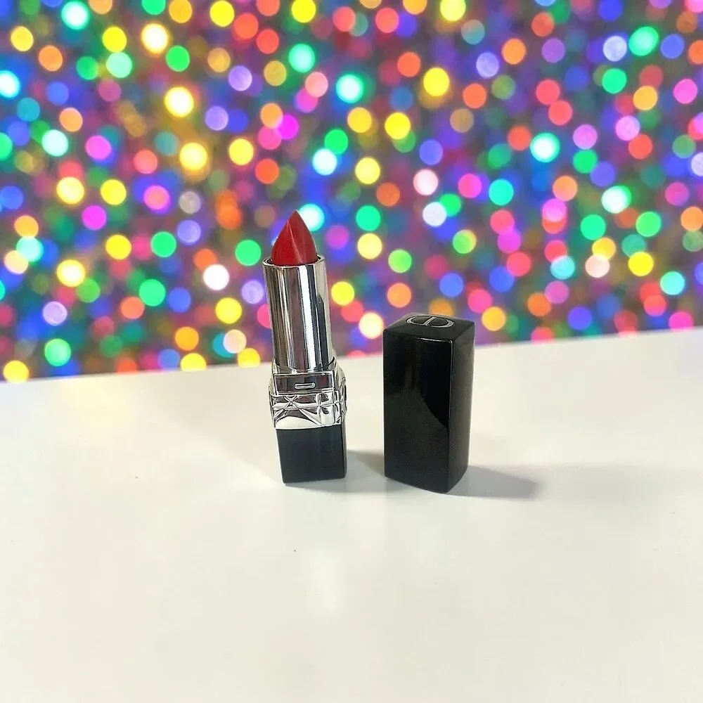 CHRISTIAN DIOR ROUGE DIOR SATIN LIP BALM In Shade 999 0.12 OZ New without box